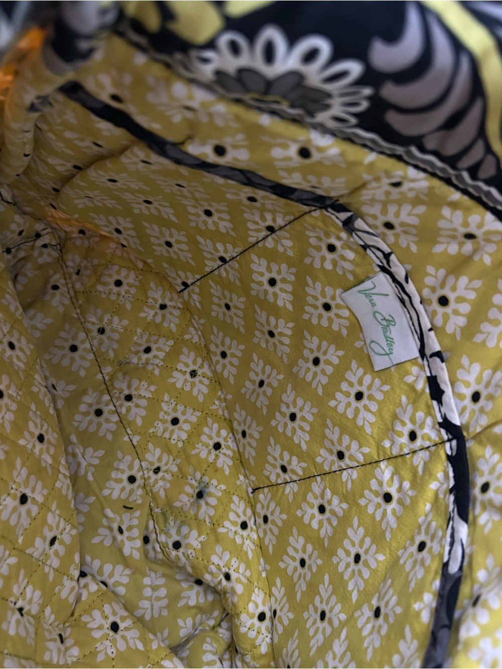 Vera Bradley Baroque Paisley Shoulder Tote Bag w/Toggle EUC Casual Cottagecore - Picture 10 of 15
